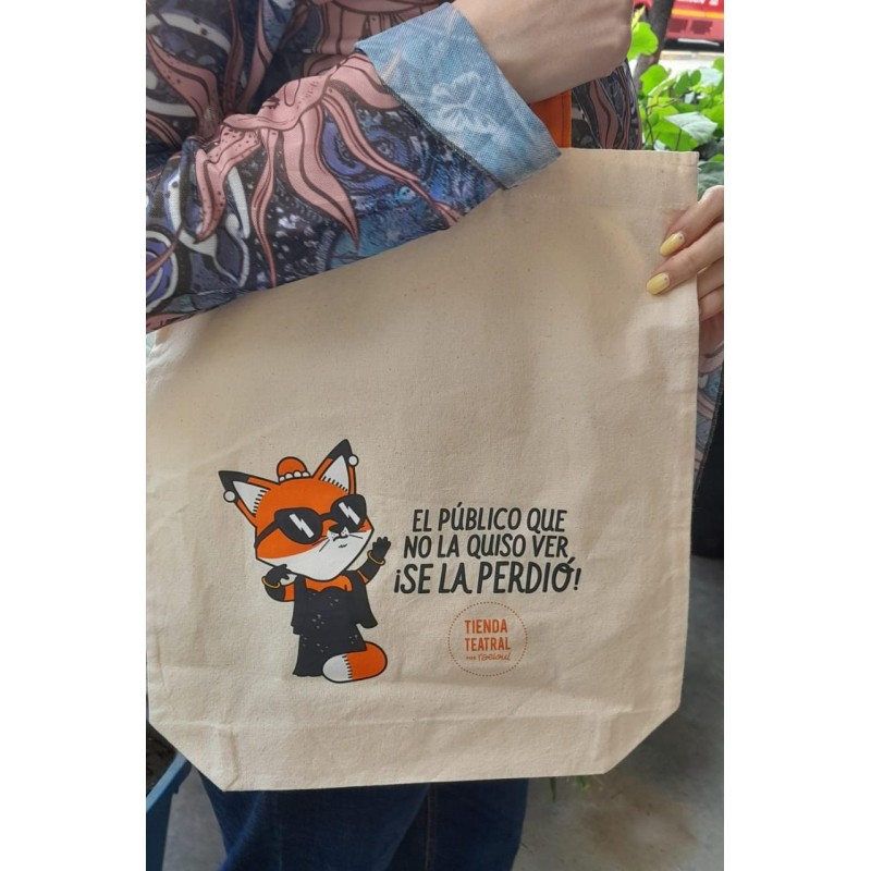 Totebag. EL PÚBLICO QUE NO LA QUISO VER se la perdió. Por RAEIOUL