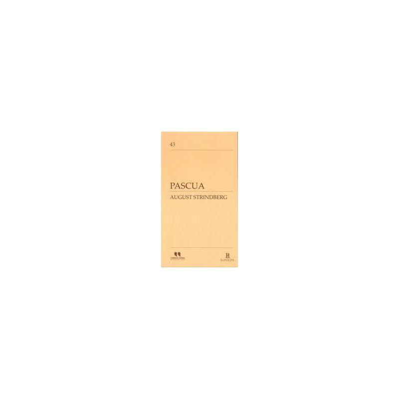 Libro. PASCUA. August Strindberg