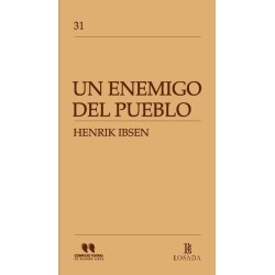 Libro. UN ENEMIGO DEL PUEBLO. Henrik Ibsen