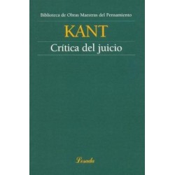 Libro. CRITICA DEL JUICIO. Kant