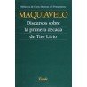 Libro. DISCURSOS SOBRE LA PRIMERA DECADA DE TITO LIVIO