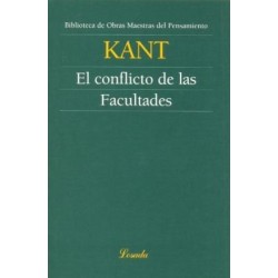 Libro. EL CONFLICTO DE LAS FACULTADES. Immanuel Kant