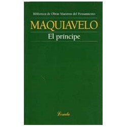 Libro.  EL PRINCIPE. Nicolas Maquiavelo