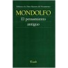 Libro.  PENSAMIENTO ANTIGUO. RODOLFO MONDOLFO