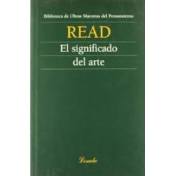 Libro.  SIGNIFICADO DEL ARTE. Herbert Read