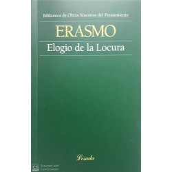 Libro.  ELOGIO DE LA LOCURA. ERASMO