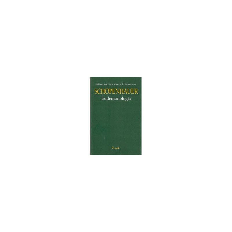 Libro. EUDEMONOLOGIA (OMP). Schopenhauer