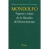 Libro. FIGURAS E IDEAS DE LA FILOSOFIA DEL RENACIMIENTO. RODOLFO MONDOLFO