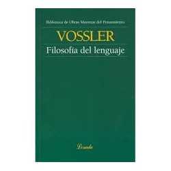 Libro. FILOSOFIA DEL LENGUAJE. VOSSLER