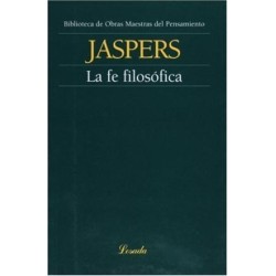 Libro. FE FILOSOFICA.  Karl Jaspers