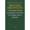 Libro. LA JERARQUIA CELESTIAL Y OTROS TRATADOS.  Dionisio Aeropagita