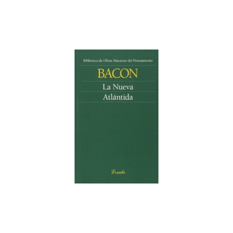 Libro. LA NUEVA ATLANTIDA.  Francis Bacon