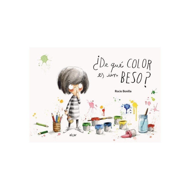Libro. ¿De qué color es un beso? - Tapa dura