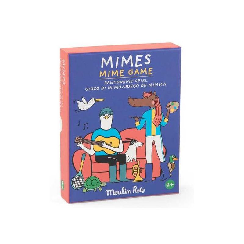 Juego de mímica. Mimes mime game - Les Loufoques - Moulin Roty