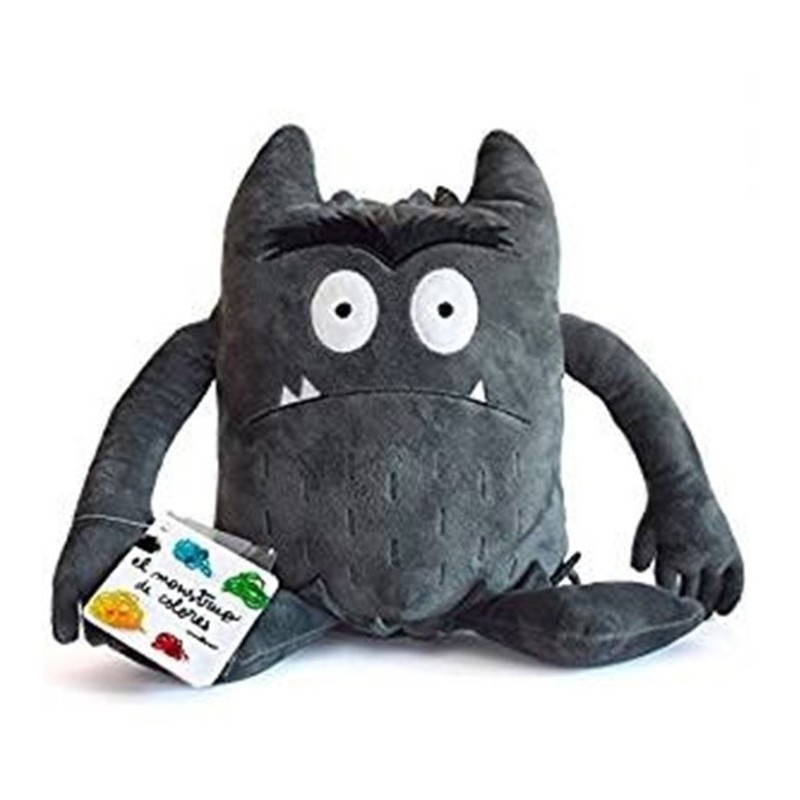 MONSTRUO DE COLORES. PELUCHE GRIS