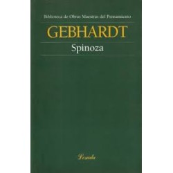 Libro. SPINOZA. Carl Gebhardt