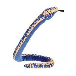 Muñeco. SERPIENTE KUSHEEZ - AZUL / NARANJA