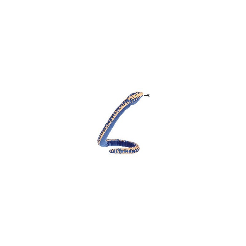 Muñeco. SERPIENTE KUSHEEZ - AZUL / NARANJA