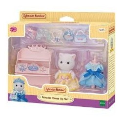Figura. Set vestidor de princesa Lyra, gato persa. Sylvanian Families. Ternurines