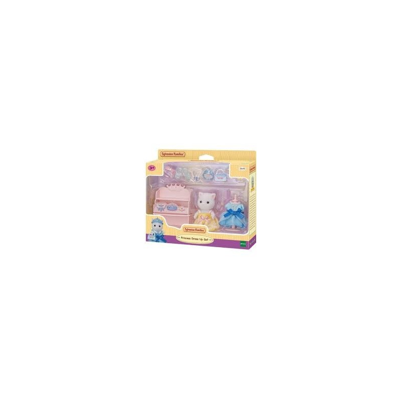 Figura. Set vestidor de princesa Lyra, gato persa. Sylvanian Families. Ternurines