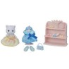 Figura. Set vestidor de princesa Lyra, gato persa. Sylvanian Families. Ternurines