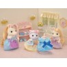 Figura. Set vestidor de princesa Lyra, gato persa. Sylvanian Families. Ternurines