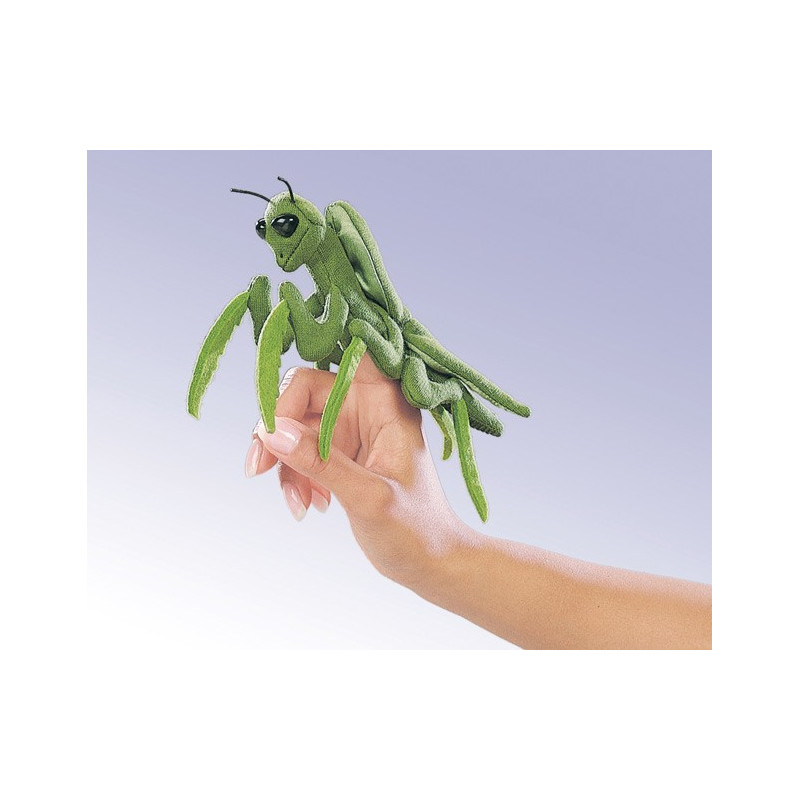 Títere de dedo. MINI MANTIS RELIGIOSA