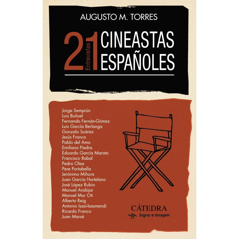 Libro. 21 CINEASTAS ESPAÑOLES. Entrevistas.