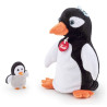 Títere. MAMÁ PINGÜINO CON BEBÉ - Trudi