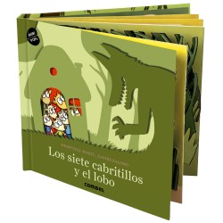 Libro pop-up. LOS SIETE CABRITILLOS Y EL LOBO (mini pops)