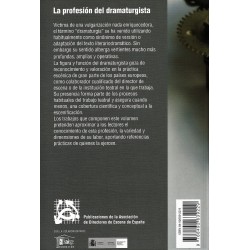 Libro. LA PROFESIÓN DEL DRAMATURGISTA