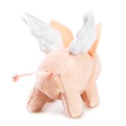 Títere de dedo. MINI CERDO CON ALAS