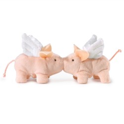 Títere de dedo. MINI CERDO CON ALAS