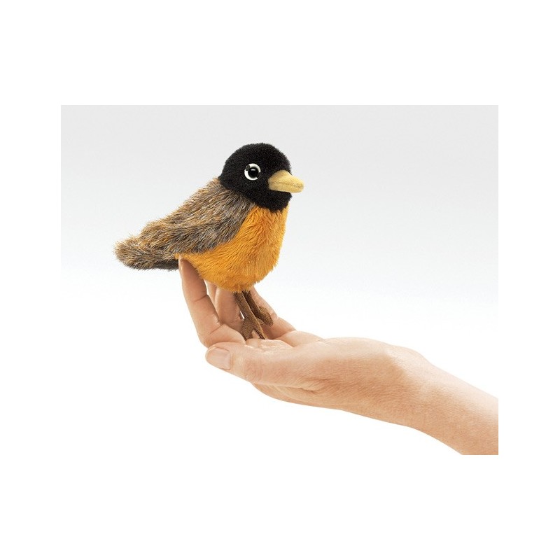 Títere de dedo. MINI ROBIN