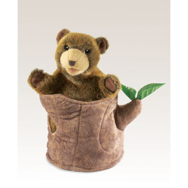 Títere. OSO EN EL TRONCO