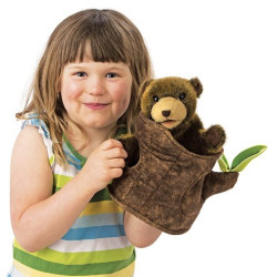 Títere. OSO EN EL TRONCO