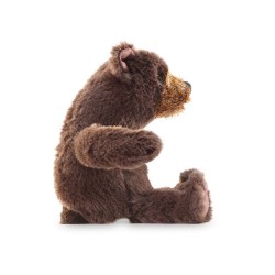 Títere de dedo. Mini Oso sentado