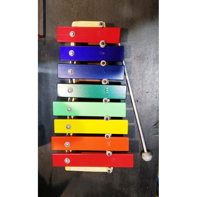 Instrumento musical. CARRILLON MULTICOLOR