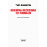 Libro. NUESTRA NECESIDAD DE RIMBAUD