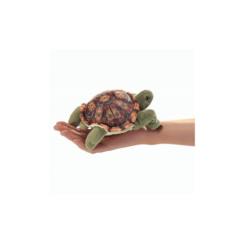 Títere de dedos. MINI TORTOISE