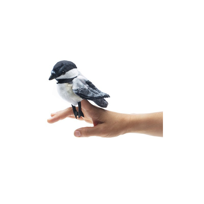 Títere de dedo. MINI CARBONERO - Chickadee