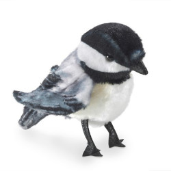 Títere de dedo. MINI CARBONERO - Chickadee