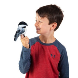 Títere de dedo. MINI CARBONERO - Chickadee