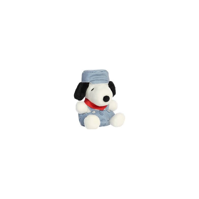 Muñeco. SNOOPY Ingeniero de tren. Palm Pals