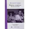 Libro. PEZONES MARIPOSA. Teatro reunido. Bernado Cappa