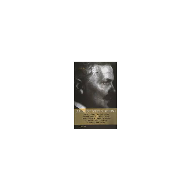 Libro. PARIA y otras obras. August Strindberg